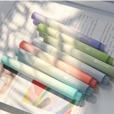 Bộ 4 bút đánh dấu Highlight HI09 - Dạ quang Gradual, màu dịu mắt, giá 25.300₫ 3