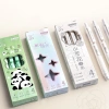 Bộ 4 bút gel ép khô nhanh, đầu mịn, bút bi carbon đen - Giá chỉ 50.072 VND 2
