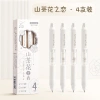 Bộ 4 bút gel ép khô nhanh, đầu mịn, bút bi carbon đen - Giá chỉ 50.072 VND 9