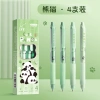 Bộ 4 bút gel ép khô nhanh, đầu mịn, bút bi carbon đen - Giá chỉ 50.072 VND 10