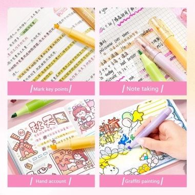 Bộ 4 Bút Highlight CONOPERY - Huỳnh Quang Xiên Lấp Lánh, Bảo Vệ Mắt, Quà Tặng 53.680 VND 9 Bộ 4 Bút Highlight CONOPERY - Huỳnh Quang Xiên Lấp Lánh, Bảo Vệ Mắt, Quà Tặng 53.680 VND 9