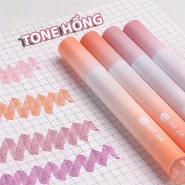 Bộ 4 Bút Highlight Macaron Gradient Màu Pastel Đánh Dấu Tiện Lợi, Giá 28.000₫ 5