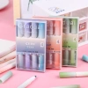 Bộ 4 Bút Highlighter Đánh Dấu Màu Sắc Gradient - Đậm, Nhẹ, Giá ưu đãi 35.877 VND