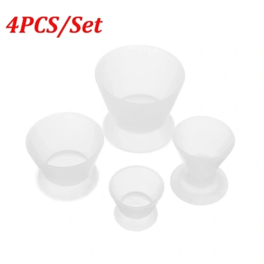 Bộ 4 Cái Bát Trộn Silicon Nha Khoa Dappen Ly Nhựa Acrylic Phòng Thí Nghiệm – Giá ưu đãi 52.410 VND