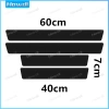 Bộ 4 Cái Dải Sợi Carbon Da Bảo Vệ Cửa Ô Tô Bên Bước Sill Chống Trầy Xước 2