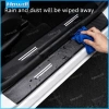 Bộ 4 Cái Dải Sợi Carbon Da Bảo Vệ Cửa Ô Tô Bên Bước Sill Chống Trầy Xước 6