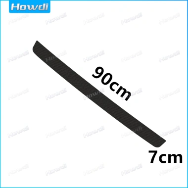 Bộ 4 Cái Dải Sợi Carbon Da Bảo Vệ Cửa Ô Tô Bên Bước Sill Chống Trầy Xước