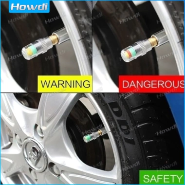 Bộ 4 Cảm Biến Áp Suất Lốp Xe Ô Tô Đồng Hồ Đo Áp Suất, Cảnh Báo Nắp Van, Giám Sát Ngoài Xe, Giá Ưu Đãi 64.240 VND