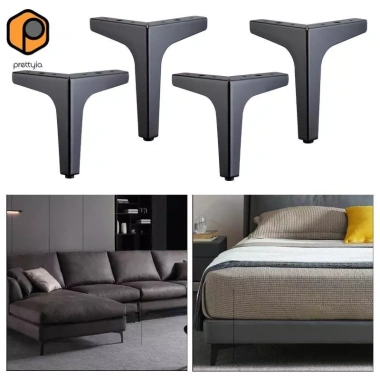 Bộ 4 Chân Đồ Nội Thất Tam Giác DIY - Thay Thế Tủ Quần Áo, Sofa, Ghế, 3 Màu 4 Kích Cỡ, Giá 130.900 VND