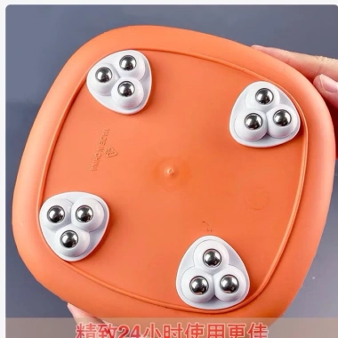 Bộ 4 con lăn bánh xe 3 bi thép không gỉ, xoay 360°, di chuyển đồ vật chắc chắn - Giá 24.500 VND