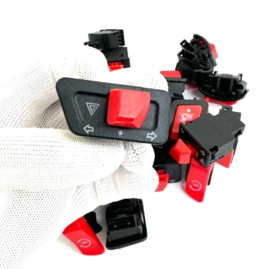 Bộ 4 công tắt đỏ Wave A110 2.019-2.024, tắt đèn, công tắt cos và pha - 9.999đ