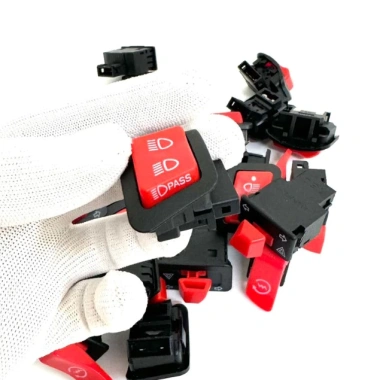 Bộ 4 công tắt đỏ Wave A110 2.019-2.024, tắt đèn, công tắt cos và pha - 9.999đ
