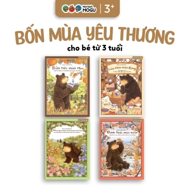 Bộ 4 cuốn Ehon Truyện Bốn Mùa Yêu Thương cho bé 3-4-5 tuổi - Giá ưu đãi 193.030₫