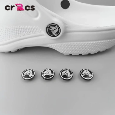 Bộ 4 Đai ốc nút cố định giày có lỗ - Phụ kiện dép, khóa giày, thay khóa hông - 7.9k 5