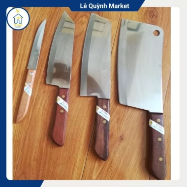 Bộ 4 dao Kiwi Thái cán gỗ - Đa năng, không gỉ, cắt thực phẩm, 410k Lê Quỳnh Market 8 Bộ 4 dao Kiwi Thái cán gỗ - Đa năng, không gỉ, cắt thực phẩm, 410k Lê Quỳnh Market 8
