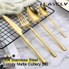 Bộ 4 Đồ Ăn Thép Không Gỉ Đơn Giản – Dao Nĩa Thìa, Flatware & Bộ Dao Kéo, Giá 63.250₫