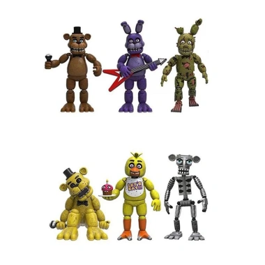 Bộ 4 Đồ Chơi FNAF Freddy Pizza Simulator Nhân Vật Hành Động Giá Ưu Đãi 214.500₫ 6