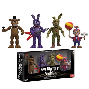 Bộ 4 Đồ Chơi FNAF Freddy Pizza Simulator Nhân Vật Hành Động Giá Ưu Đãi 214.500₫ 11