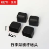 Bộ 4 Giá Để Hành Lý Ô Tô Thanh Ngang Đặc Biệt Cắm Cao Su ABS, Phù Hợp 3×2cm Nhôm 2