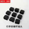 Bộ 4 Giá Để Hành Lý Ô Tô Thanh Ngang Đặc Biệt Cắm Cao Su ABS, Phù Hợp 3×2cm Nhôm 3