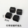 Bộ 4 Giá Để Hành Lý Ô Tô Thanh Ngang Đặc Biệt Cắm Cao Su ABS, Phù Hợp 3×2cm Nhôm 10
