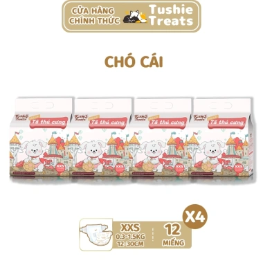 Bộ 4 gói tã thú cưng thấm hút nhanh, thoáng khí, khô ráo, không ngột ngạt - Giá ưu đãi 133.000₫ 9