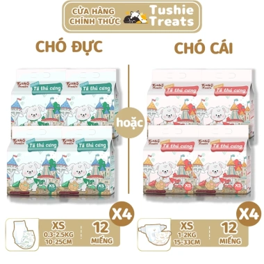 Bộ 4 gói tã thú cưng thấm hút nhanh, thoáng khí, khô ráo, không ngột ngạt - Giá ưu đãi 133.000₫ 10