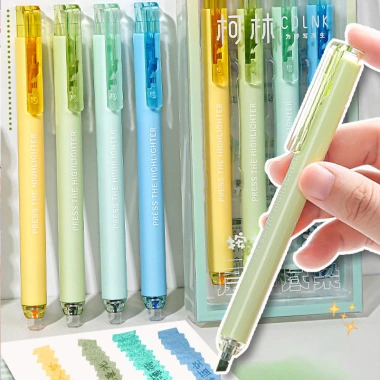 Bộ 4 Highlighter Nút Nhấn Đa Màu Dung Tích Lớn, Bảo Vệ Mắt - Giá Ưu Đãi 99.000₫ 4 Bộ 4 Highlighter Nút Nhấn Đa Màu Dung Tích Lớn, Bảo Vệ Mắt - Giá Ưu Đãi 99.000₫ 4