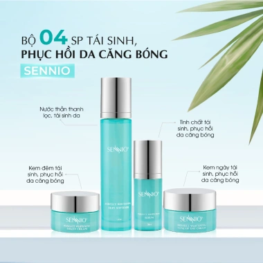Bộ 4 kem dưỡng da Sennio Perfect Whitening Tái sinh da căng bóng, giá chỉ 31,8 triệu 2 Bộ 4 kem dưỡng da Sennio Perfect Whitening Tái sinh da căng bóng, giá chỉ 31,8 triệu 2