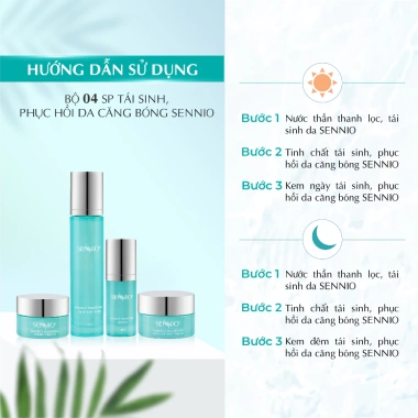 Bộ 4 kem dưỡng da Sennio Perfect Whitening Tái sinh da căng bóng, giá chỉ 31,8 triệu