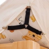 Bộ 4 kẹp ga giường drap chống xê dịch - Dây kẹp 3 chấu inox cố định, dây buộc tiện, giảm giá 18% chỉ 78.000₫ 5