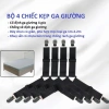 Bộ 4 kẹp ga giường drap chống xê dịch - Dây kẹp 3 chấu inox cố định, dây buộc tiện, giảm giá 18% chỉ 78.000₫ 7