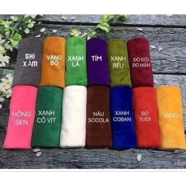 Bộ 4 khăn tắm Microfiber 50×100 cm - Siêu mềm, thấm hút nhanh, giá ưu đãi 110k