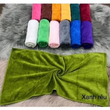 Bộ 4 khăn tắm Microfiber 50×100 cm - Siêu mềm, thấm hút nhanh, giá ưu đãi 110k