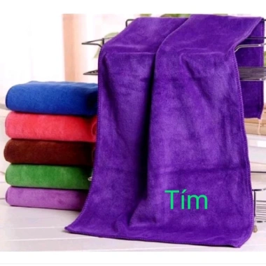 Bộ 4 khăn tắm Microfiber 50×100 cm - Siêu mềm, thấm hút nhanh, giá ưu đãi 110k