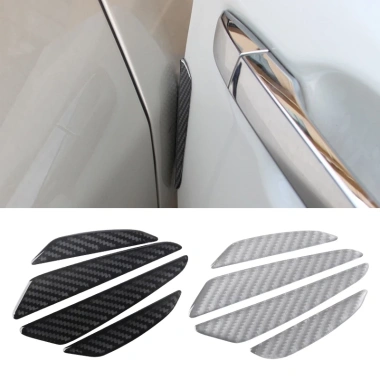 Bộ 4 Miếng Dán Bảo Vệ Cửa Xe Hơi Chống Va Chạm Sợi Carbon - Bảo Vệ Cao, Giá Tốt 2
