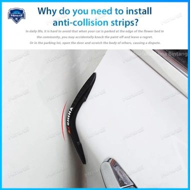 Bộ 4 miếng dán logo bảo vệ chống va chạm cho mép cửa xe ô tô - Giá chỉ 36.504₫