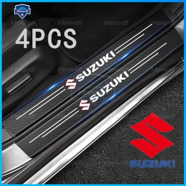 Bộ 4 miếng dán trang trí cửa xe Suzuki - Sợi carbon cao cấp, chống trầy xước, giảm giá 22% chỉ 43.230₫