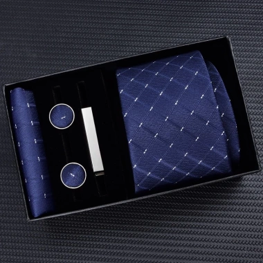 Bộ 4 món Cà vạt 6cm + Kẹp, Khăn cài vest, Khuy măng - Cravat thời trang, 169.900 VNĐ 10