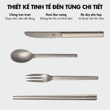 Bộ 4 món Đũa Muỗng Nĩa Dao ZWILLING Minimale Thép Không Gỉ Silver Mờ - Giá ưu đãi 394.000₫ 5 Bộ 4 món Đũa Muỗng Nĩa Dao ZWILLING Minimale Thép Không Gỉ Silver Mờ - Giá ưu đãi 394.000₫ 5