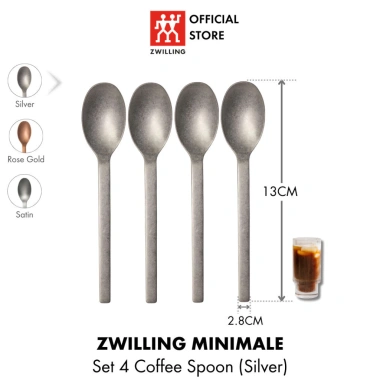 Bộ 4 món Đũa Muỗng Nĩa Dao ZWILLING Minimale Thép Không Gỉ Silver Mờ - Giá ưu đãi 394.000₫ 11 Bộ 4 món Đũa Muỗng Nĩa Dao ZWILLING Minimale Thép Không Gỉ Silver Mờ - Giá ưu đãi 394.000₫ 11