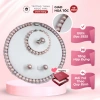 Bộ 4 món trang sức ngọc trai hồng phấn sang trọng - quà tặng dự tiệc Ngọc Trai Trường Thịnh 3