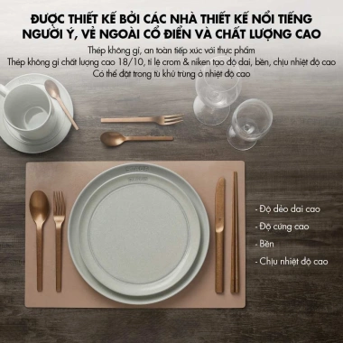 Bộ 4 món ZWILLING Minimale thép không gỉ Rose Gold – Đũa, Muỗng, Nĩa, Dao, giảm còn 394k 4 Bộ 4 món ZWILLING Minimale thép không gỉ Rose Gold – Đũa, Muỗng, Nĩa, Dao, giảm còn 394k 4