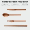 Bộ 4 món ZWILLING Minimale thép không gỉ Rose Gold – Đũa, Muỗng, Nĩa, Dao, giảm còn 394k 6