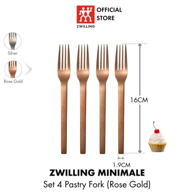 Bộ 4 món ZWILLING Minimale thép không gỉ Rose Gold – Đũa, Muỗng, Nĩa, Dao, giảm còn 394k 13 Bộ 4 món ZWILLING Minimale thép không gỉ Rose Gold – Đũa, Muỗng, Nĩa, Dao, giảm còn 394k 13