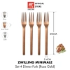 Bộ 4 món ZWILLING Minimale thép không gỉ Rose Gold – Đũa, Muỗng, Nĩa, Dao, giảm còn 394k 14