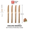 Bộ 4 món ZWILLING Minimale thép không gỉ Rose Gold – Đũa, Muỗng, Nĩa, Dao, giảm còn 394k 15
