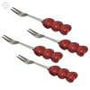Bộ 4 Nĩa Trái Cây Hình Trái Tim - Xiên Thực Phẩm Thanh Lịch, Dùng cho Tráng Miệng, Salad, Bánh - Giá chỉ 200k