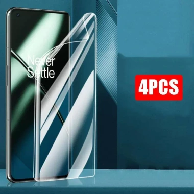 Bộ 4 phim dán hydrogel trong suốt chống ánh sáng xanh cho OnePlus 10/9/8/7/7T Pro, 11/11R, 10T/10R, 150W, 9R/9RT, 8T, 6T, 5/5T - bảo vệ mắt, không bọt