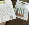 Bộ 4 Pin Đũa Sạc KIWI 1.200mAh AAA LR03 1.2V Giá Ưu Đãi 130.000₫ 5